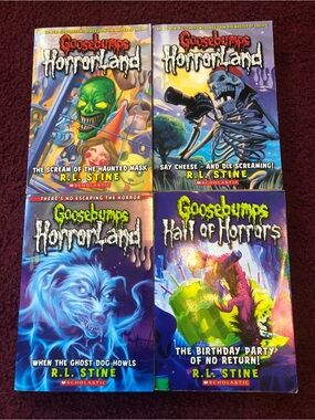 Goosebumps Horrorland/Halls of Horror books All First Edition early 2000s